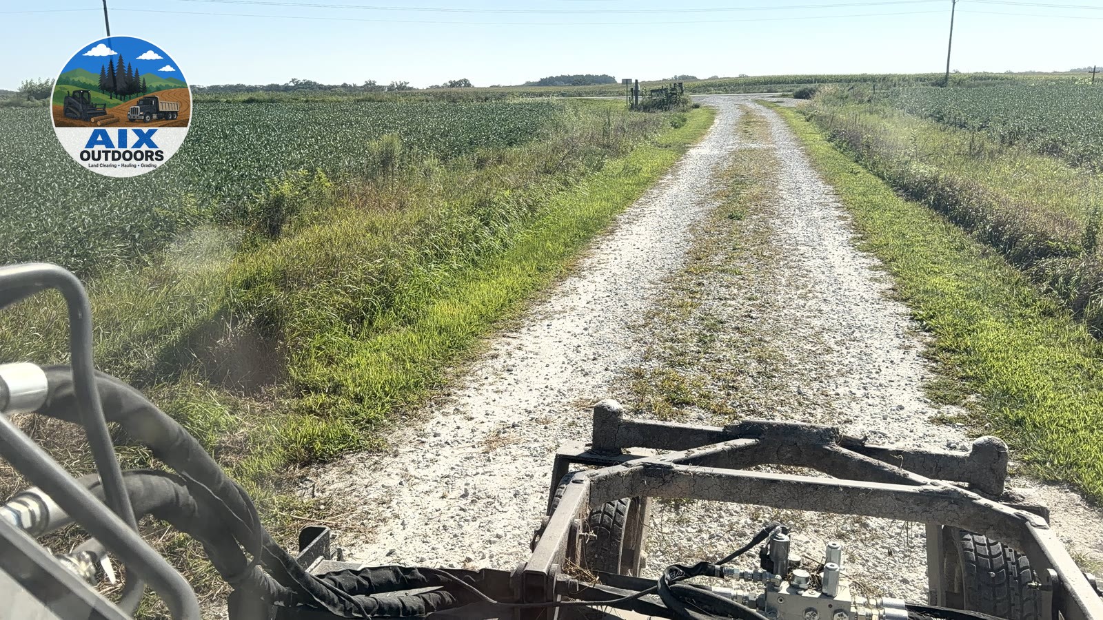 Your grade pass — AIX Outdoors gravel driveway work