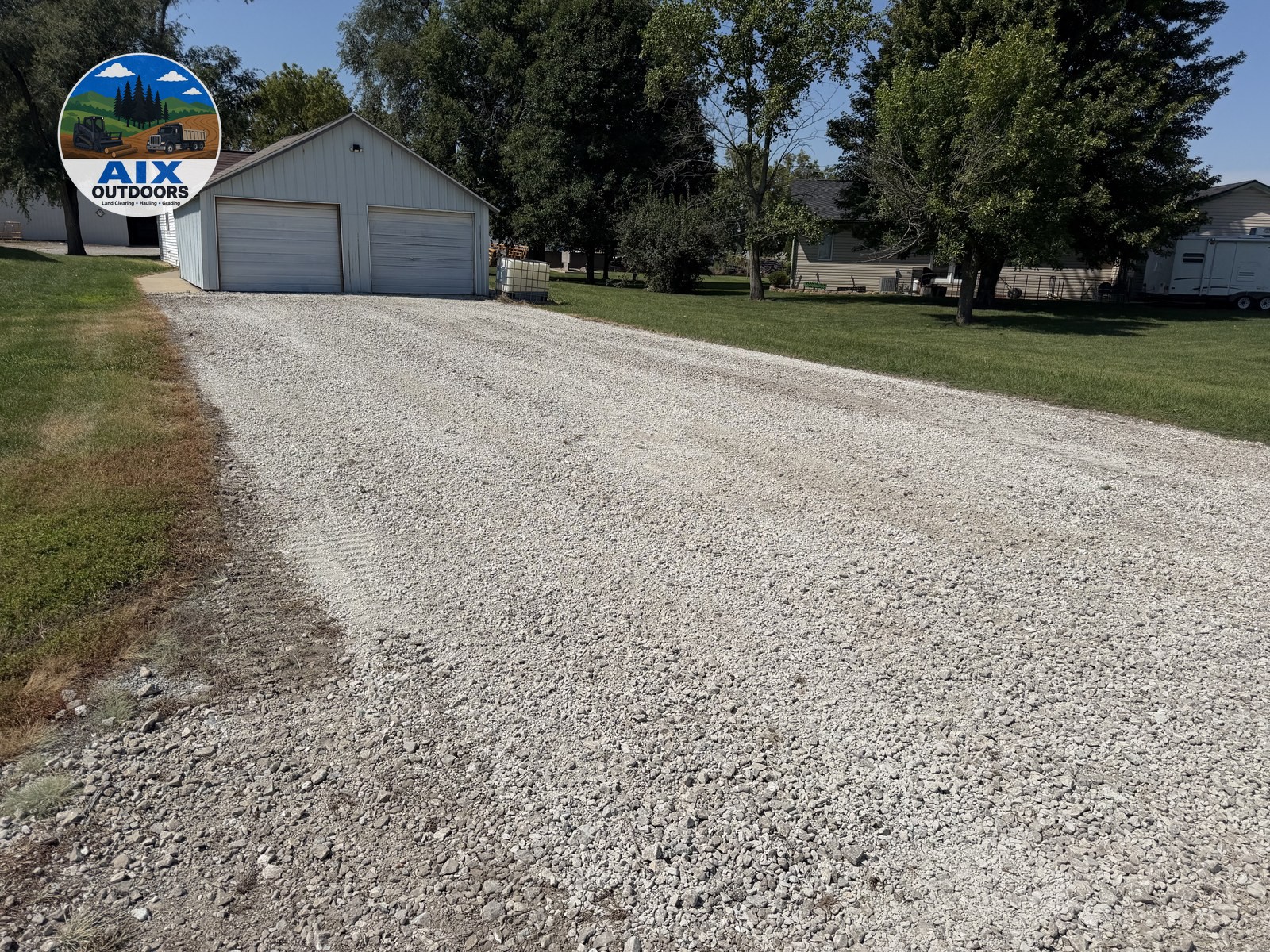 Your driveway work — AIX Outdoors gravel driveway work